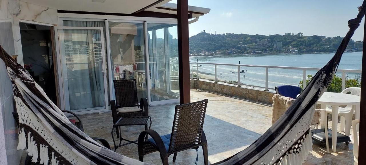 Apartamento De Cobertura Frente Para O Mar Итапема Экстерьер фото